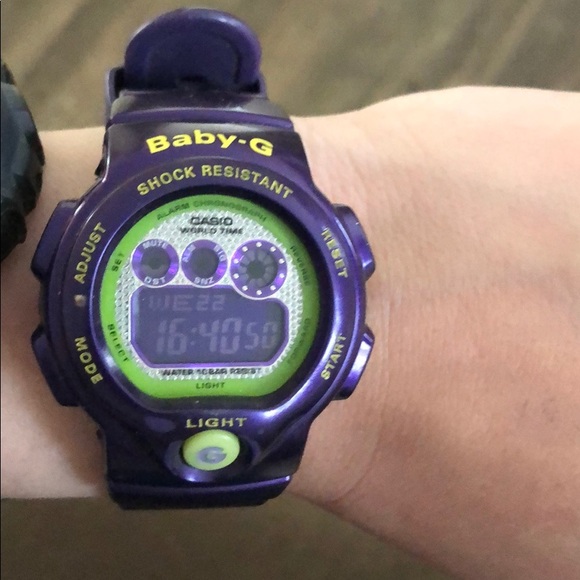 baby g shock purple